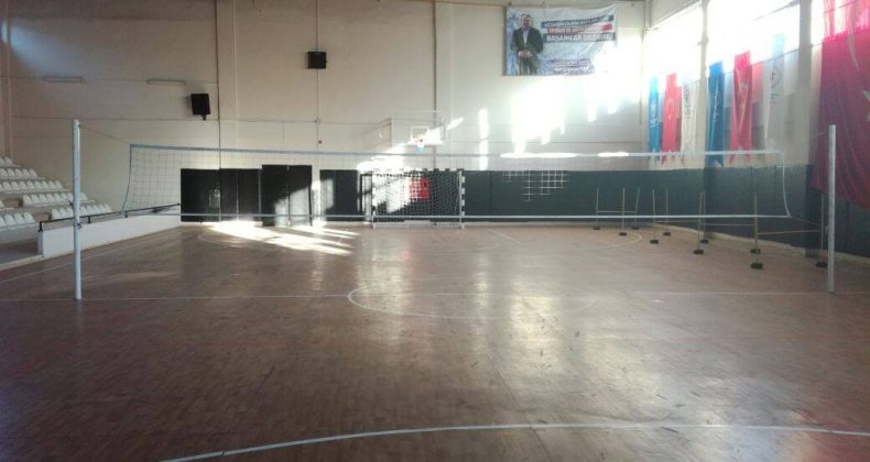 SPOR SALONU HİZMETE AÇILDI.