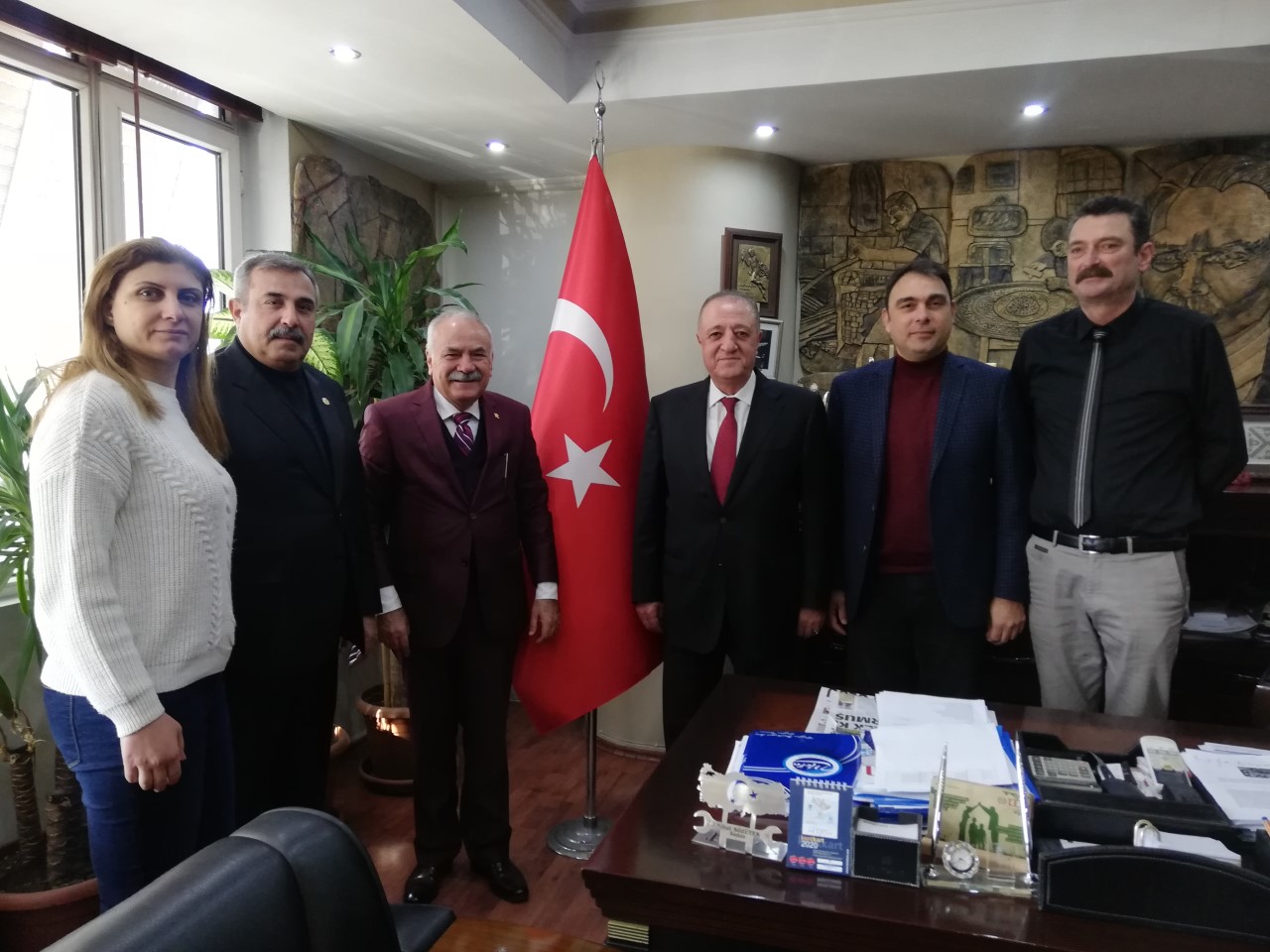TESK Genel Başkanvekili Aksak’tan Başkan Sözütek’e ziyaret