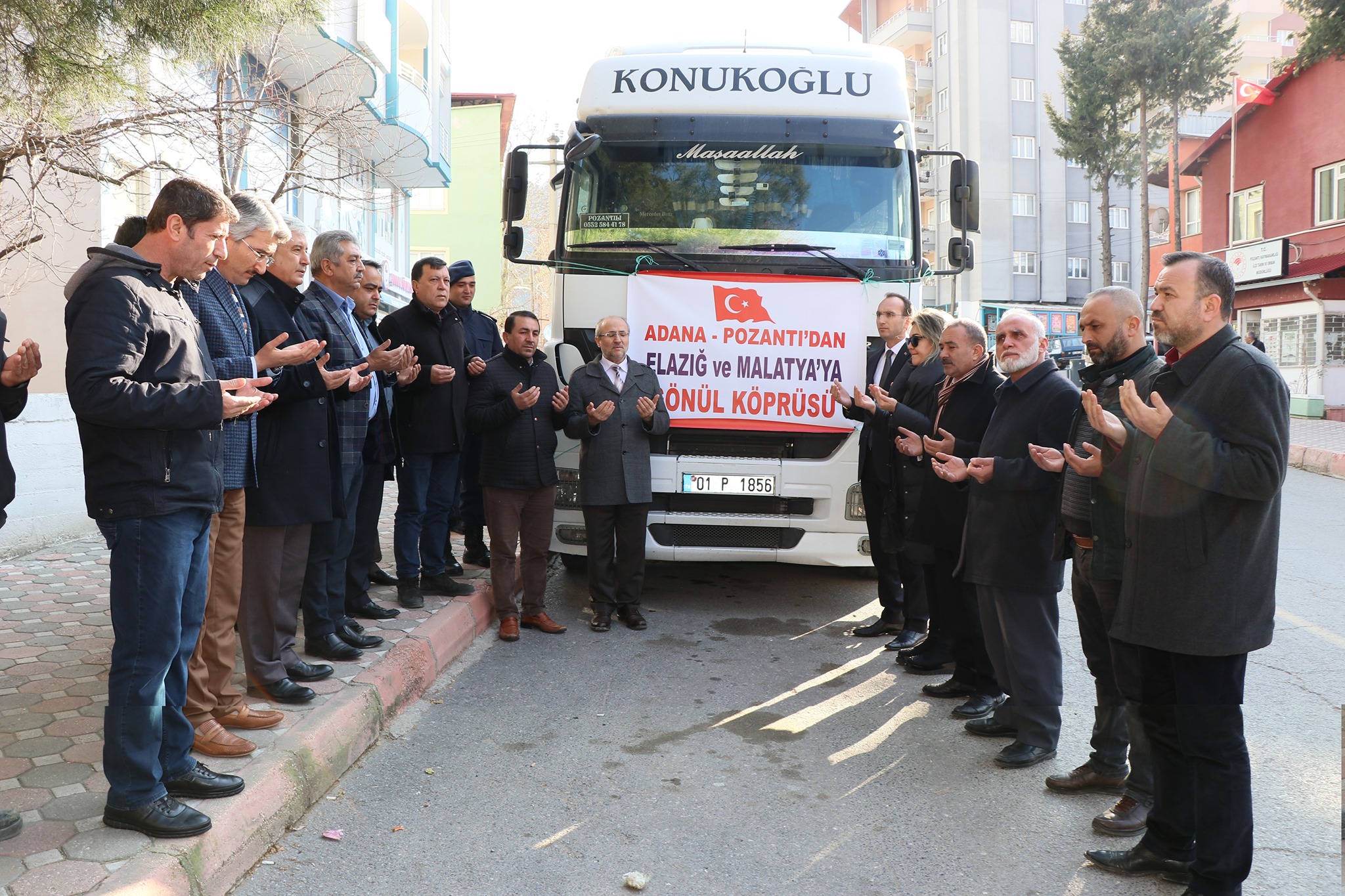 POZANTI’DAN ELAZIĞ VE MALATYA’YA  DEPREM TIRI