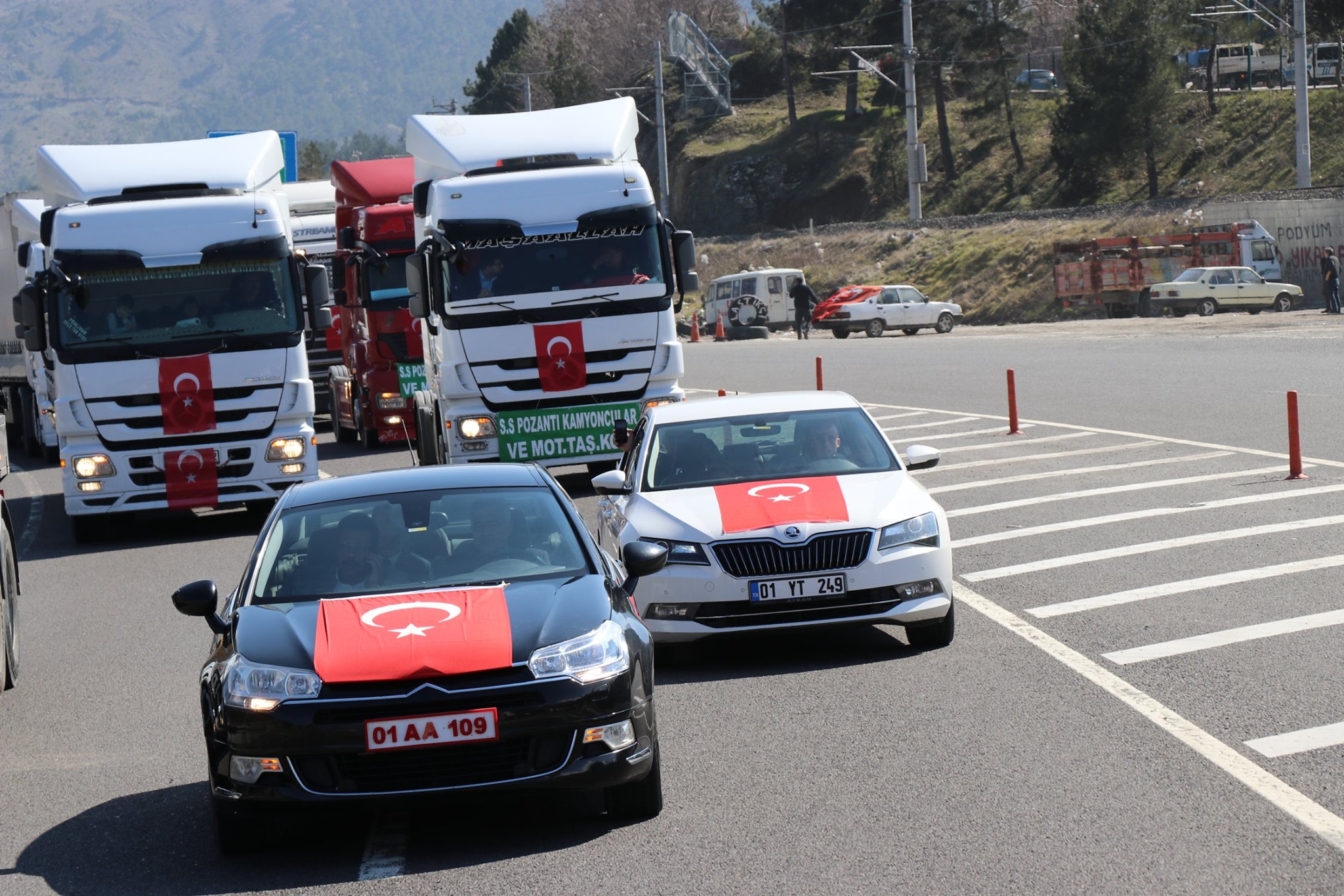 Mehmetçiğimize Destek Konvoyu