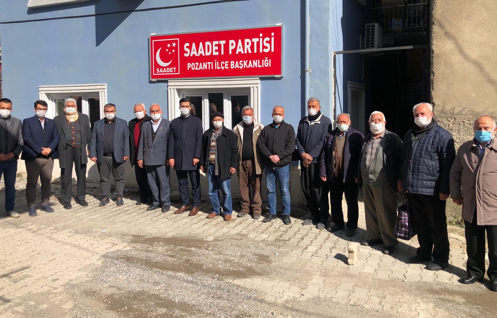 SAADET PARTİSİNDEN  TOPLANTI VE ZİYARETİ