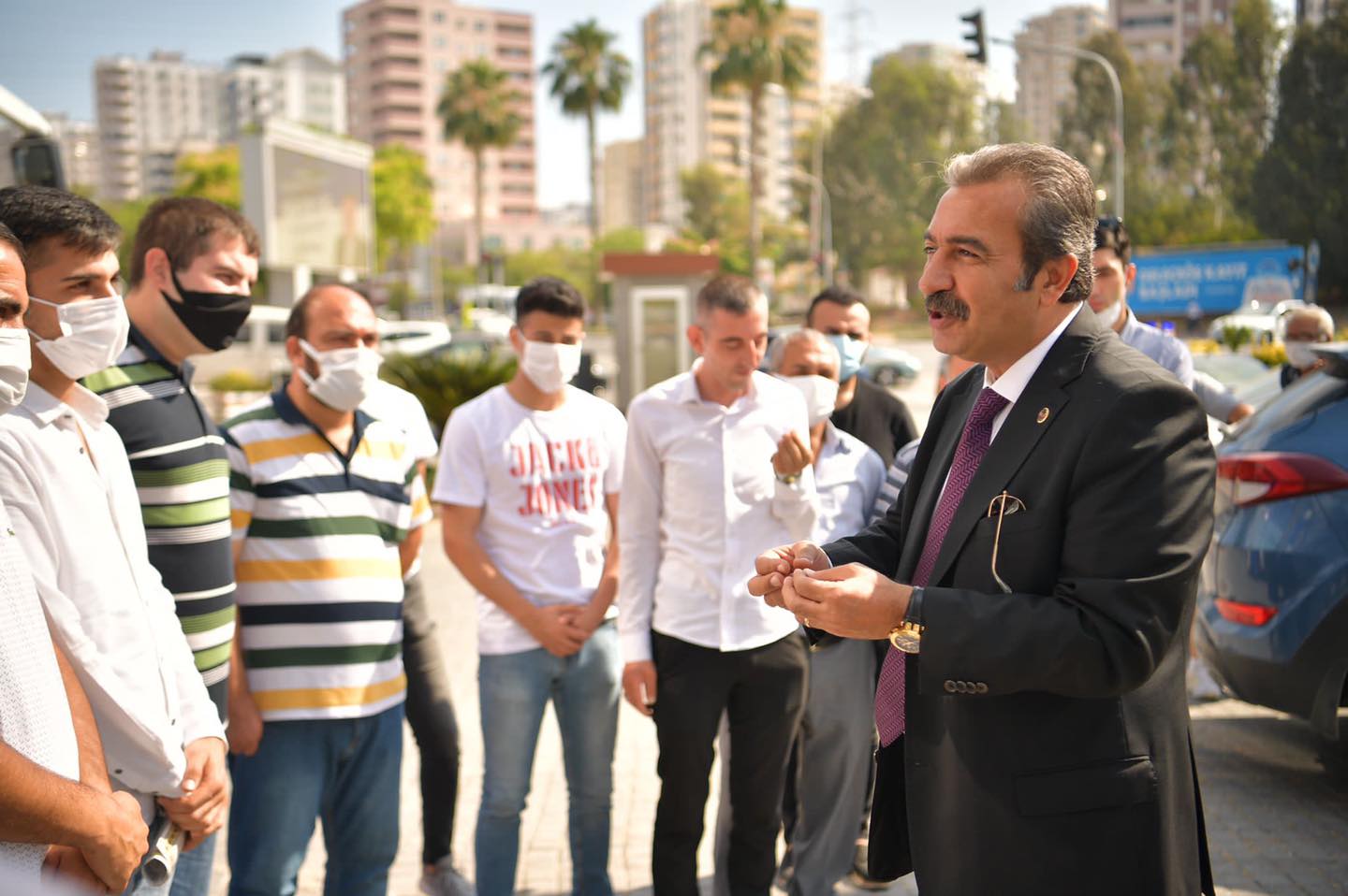 ÇETİN, VATANDAŞLARI İŞ GÖRÜŞMESİNE UĞURLADI