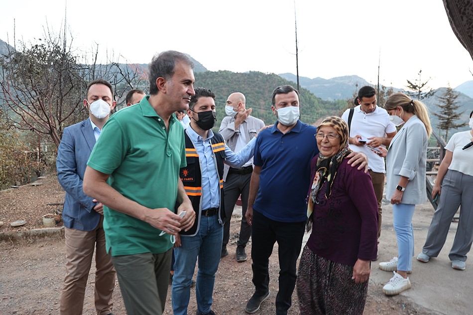 YÜREĞİR BELEDİYESİ’NDEN YANGINDA ZARAR GÖRENLERE  DESTEK