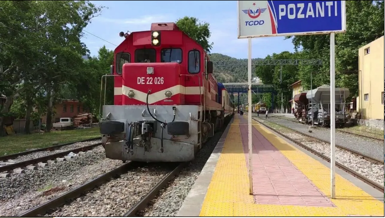 ADANA- POZANTI- KONYA  TRENİ SEFERE BAŞLADI