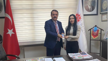 YAZIİŞLERİ MÜDÜRÜMÜZ YENİ BASIN KARTINI ALDI