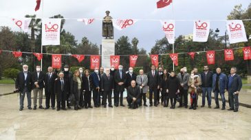 ÇGC, sağanak yağmura rağmen 10 Ocak’ı kutladı