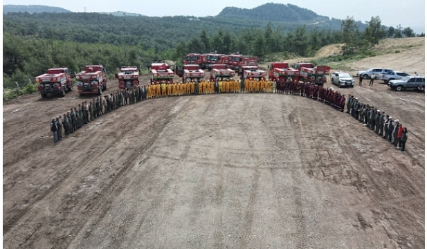 Orman yangını tatbikatı düzenlendi