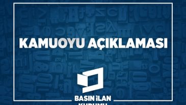 BASIN İLAN KURUMUNDAN KAMUOYUNA AÇIKLAMA