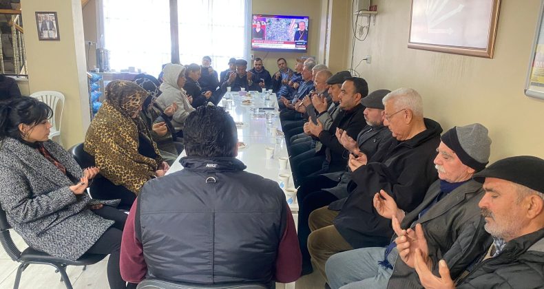 CHP POZANTI İLÇE ÖRGÜTÜ BAYKAL VE DEPREMZEDELER İÇİN KUR-AN OKUTTU.