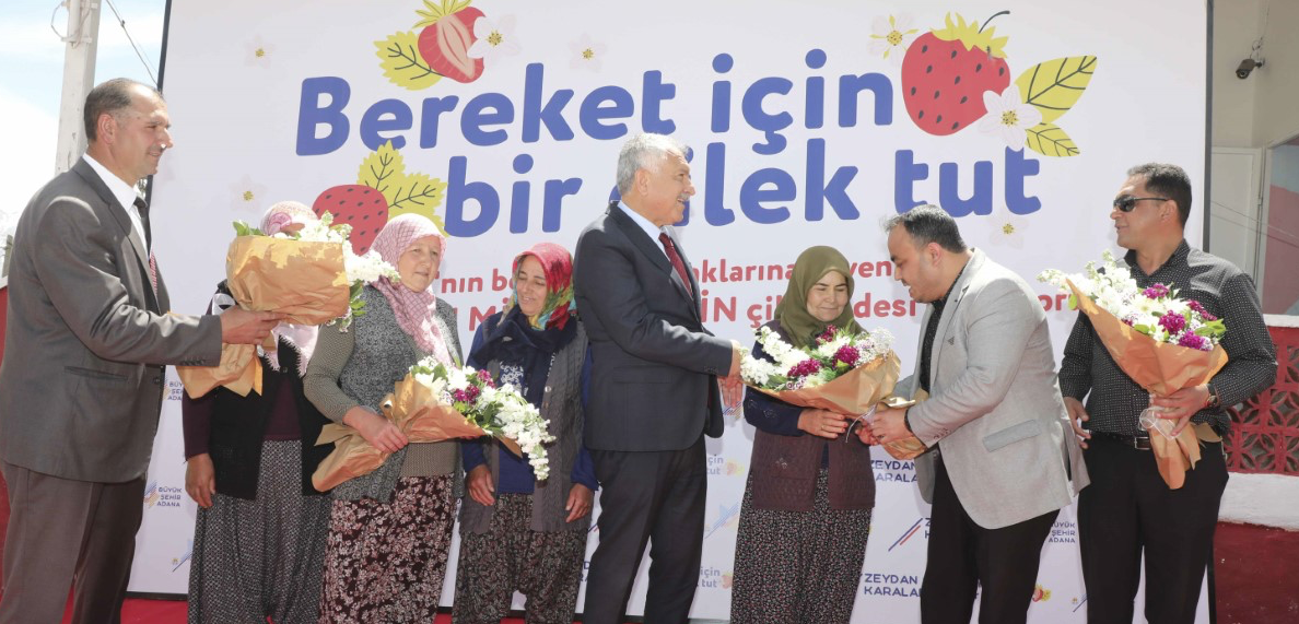 EROĞLU:“ ÇİLEK ÜRETİCİSİ SU SIKINTISI ÇEKMEYECEK”