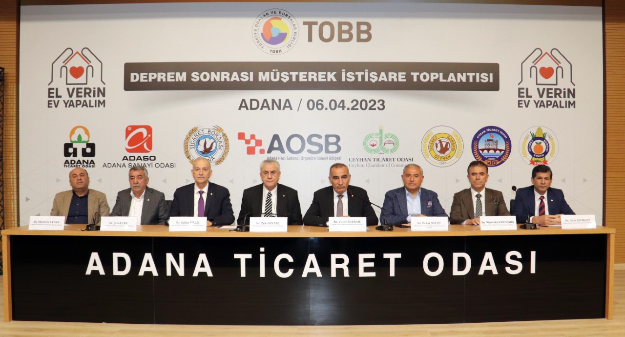 KONUT SEFERBERLİĞİNE ADANA İŞ DÜNYASI’NDAN TAM DESTEK