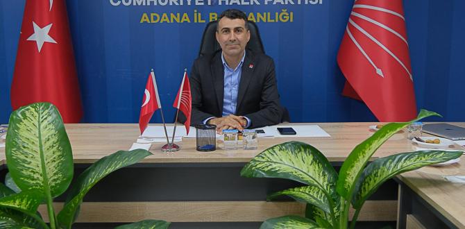 CHP Adana İl Başkanı Dr. Anıl Tanburoğlu’nun, 10 Kasım mesajı