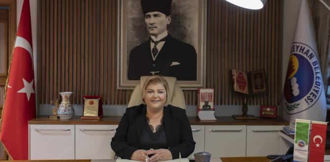 Ceyhan Belediye Başkanı Hülya Erdem: “Atatürk’ü rahmet, minnet ve saygıyla anıyoruz.