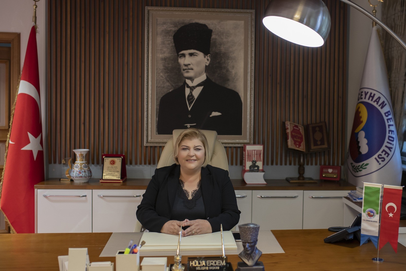Ceyhan Belediye Başkanı Hülya Erdem: “Atatürk’ü rahmet, minnet ve saygıyla anıyoruz.