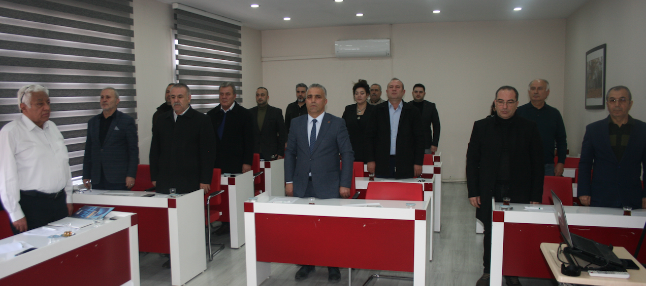 MECLİSİN OCAK AYI TOPLANTISI YAPILDI.