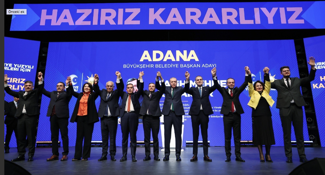 “AK PARTİ’NİN ADANA ADAYI  BAŞKAN FATİH MEHMET KOCAİSPİR”