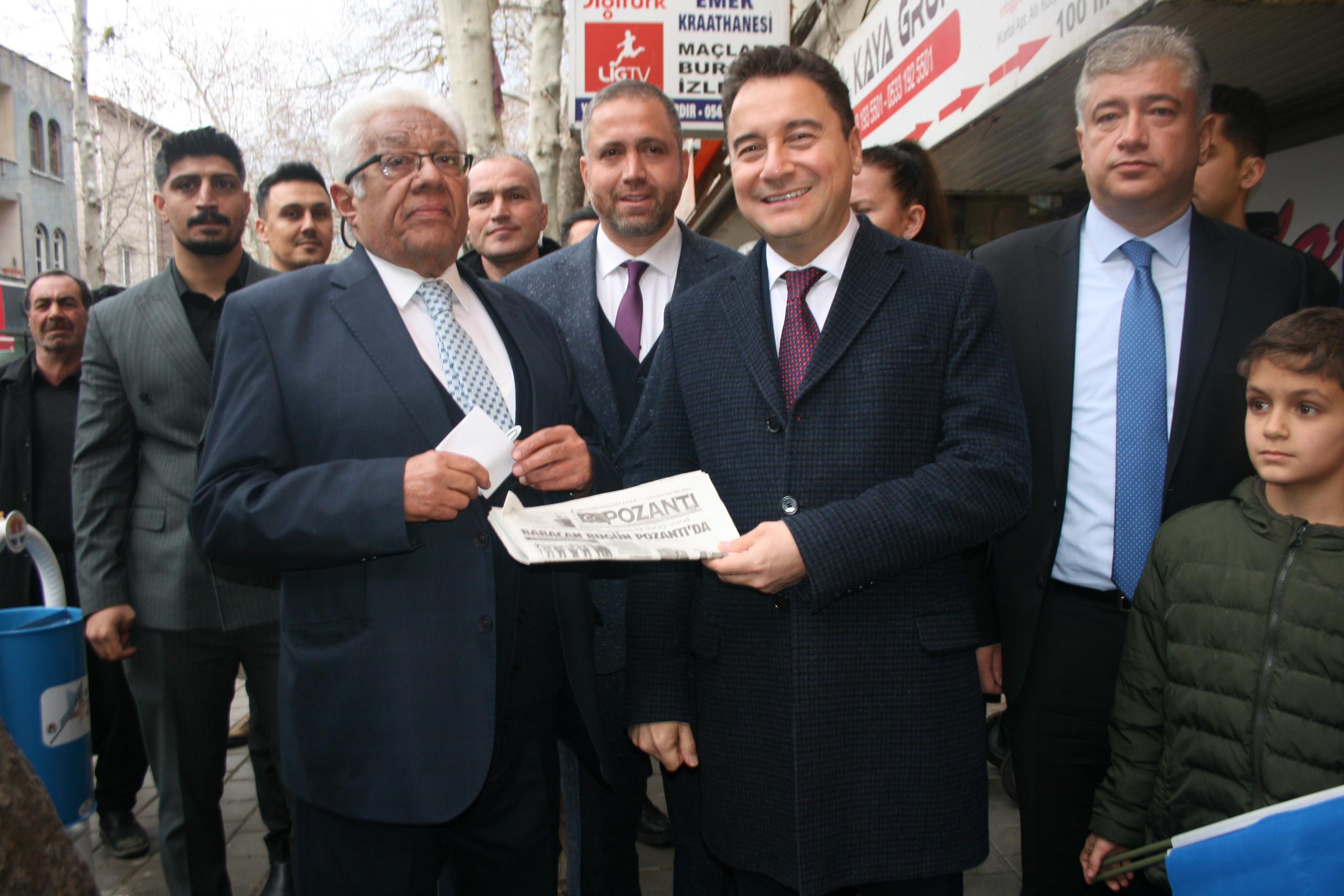 POZANTI BABACAN’DAN, BABACAN’DA POZANATI’DAN  MEMNUN KALDI.