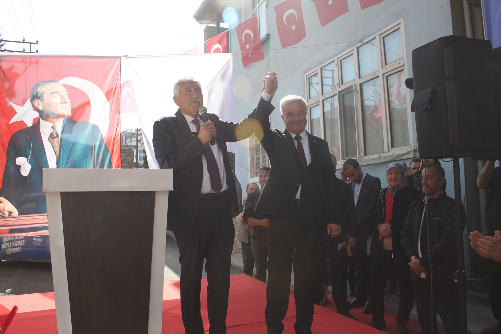 “KARALAR VE EROĞLU’NU BELEDİYE BAŞKANI SEÇİN  EKONOMİSİ GÜÇLÜ POZANTI’YI BİRLİKTE İNŞAA EDELİM.”