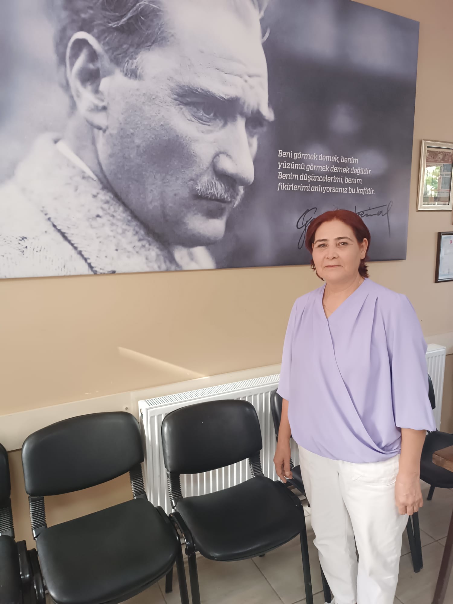 CHP POZANTI’NIN YENİ KADIN  KOLLARI BAŞKANI AYNUR AYHAN