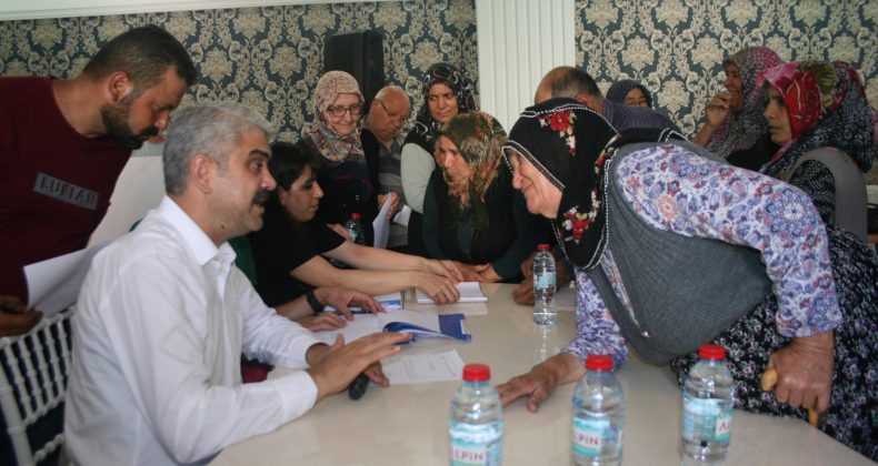 BAŞKAN ALİ AVAN TAPUSUZ VATANDAŞLARIN UMUDU OLUYOR.