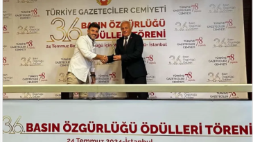 TGC ADANA TEMSİLCİSİ İSMAİL BAŞKAN’A BASIN ÖZGÜRLÜĞÜ ÖDÜLÜ