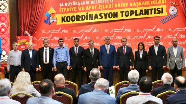 BÜYÜKŞEHİR’DEN AFET KOORDİNASYON TOPLANTISI