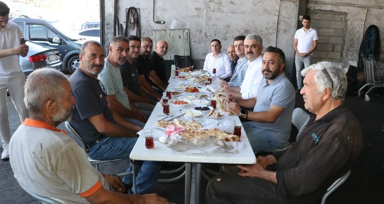 SANAYİ ESNAFIN’DAN GÜDEK VE AVAN’A KAHVALTI