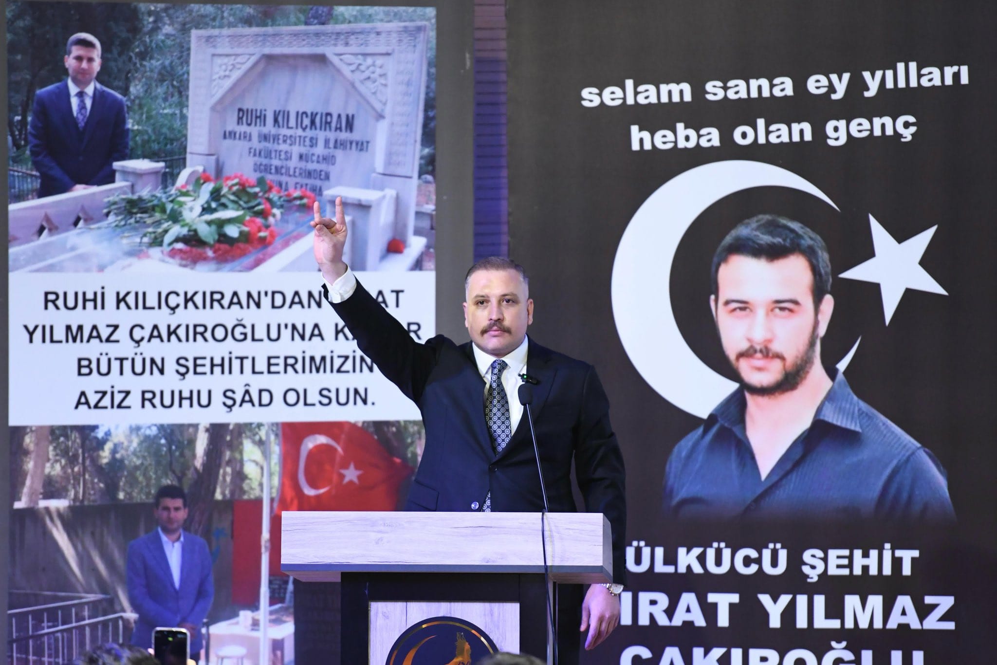 ÜLKÜCÜ ŞEHİT ÇAKIROĞLU TÖRENLERLE ANILDI