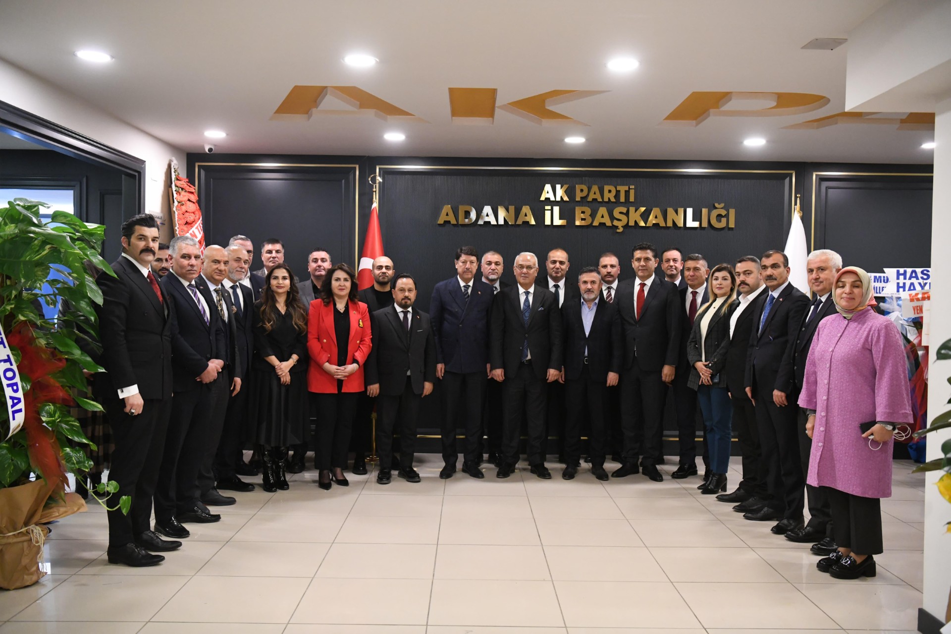 MHP HEYETİNDEN AK PARTİYE “HAYIRLI OLSUN” ZİYARETİ “  