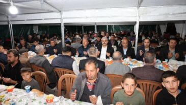  KAPALI SEMT PAZARINDA İFTAR SOFRASINA DAVET