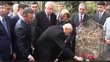 DEVLET BAHÇELİ MİLLETİ VE PARTİLİLERİ İLE BULUŞTU