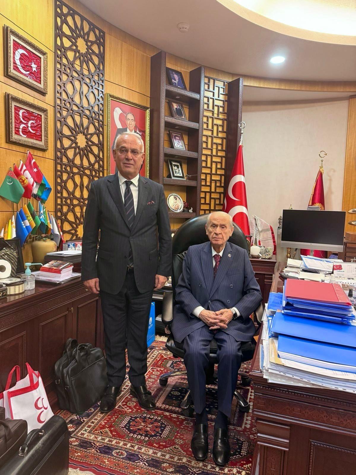 Yusuf Kanlı’dan Devlet Bahçeli’ye ziyaret…