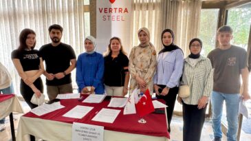 -Ceyhan MYO’da Vertra Steel Standına Yoğun İlgi