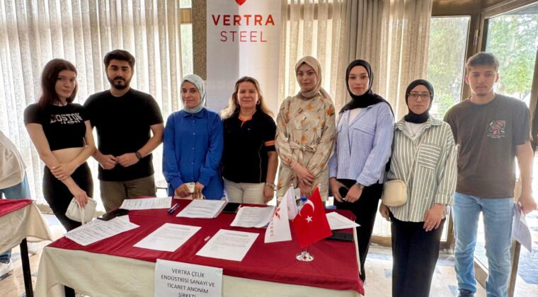 -Ceyhan MYO’da Vertra Steel Standına Yoğun İlgi