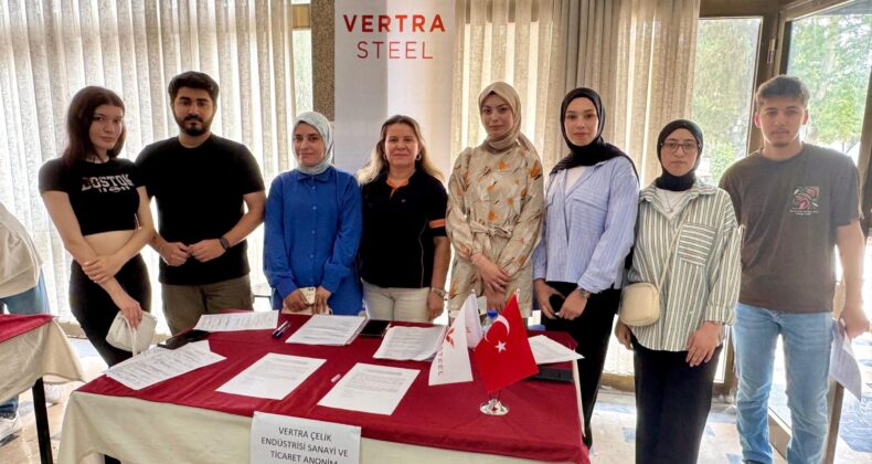 -Ceyhan MYO’da Vertra Steel Standına Yoğun İlgi