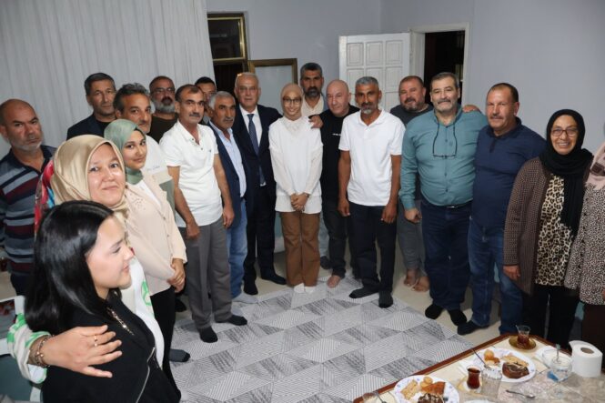 MHP İL BAŞKANI YUSUF KANLI  EVLERDE SORUN DİNLİYOR