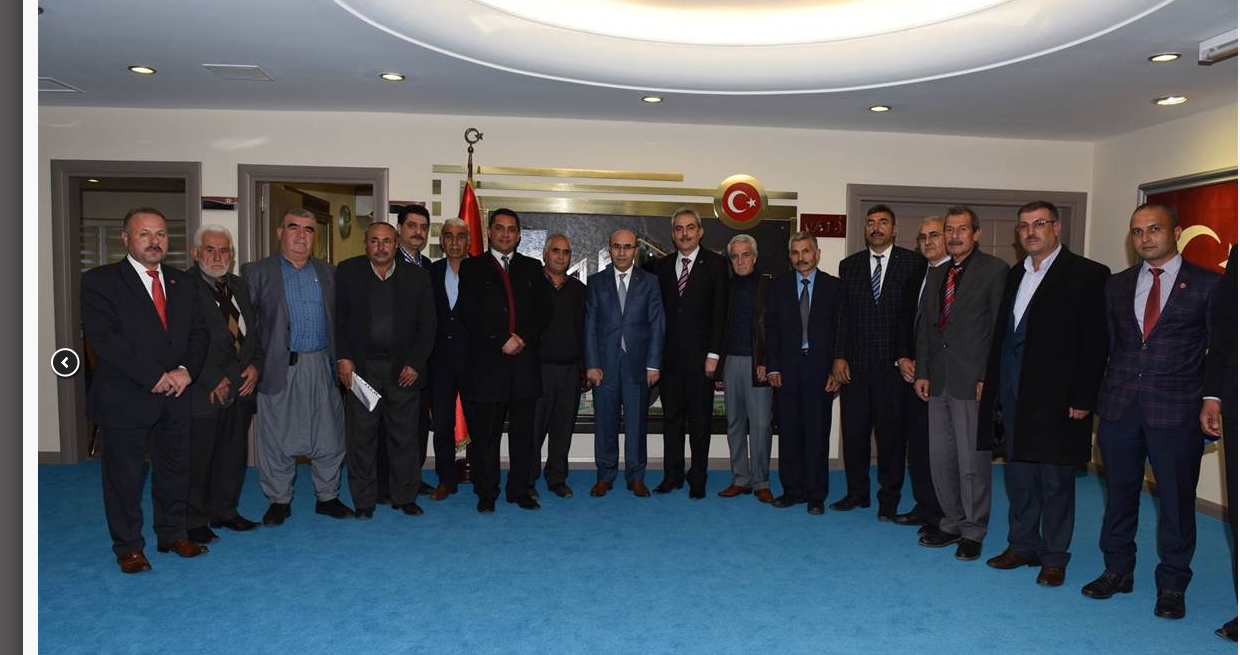 MUHTARLARDAN VALİ DEMİRTAŞ’A İADE-İ ZİYARET