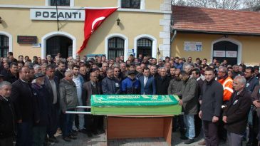DEMİR YOLU GÖREV ŞEHİTLERİ TOPRAĞA VERİLDİ.