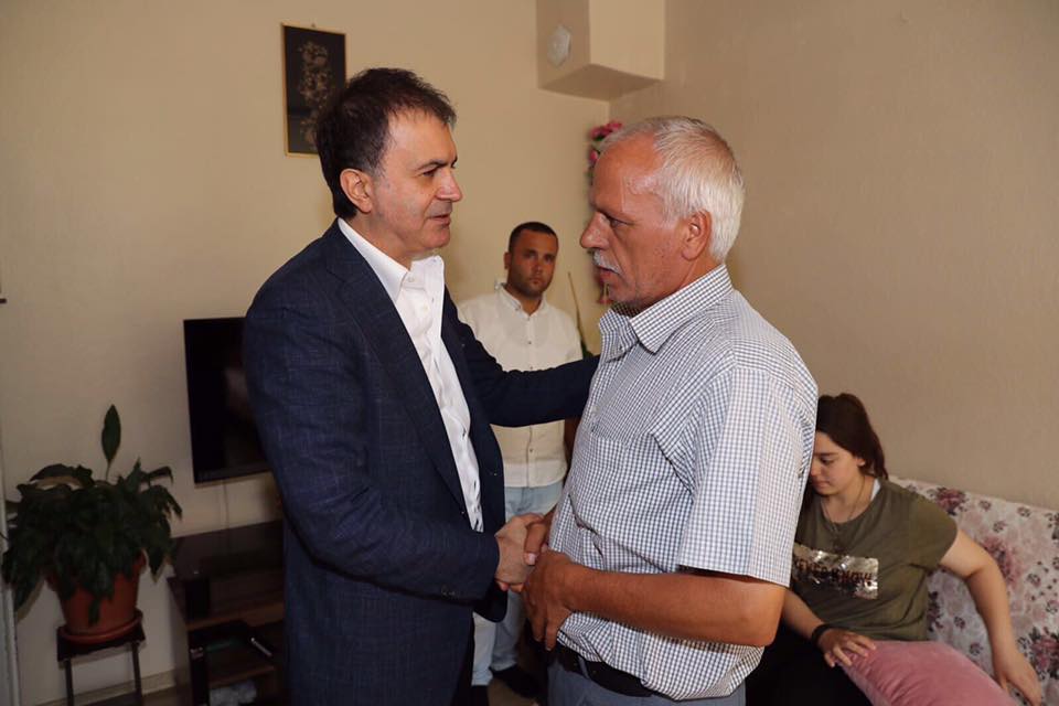 BAKAN ÇELİK’DEN ŞEHİT AİLESİNE TAZİYE