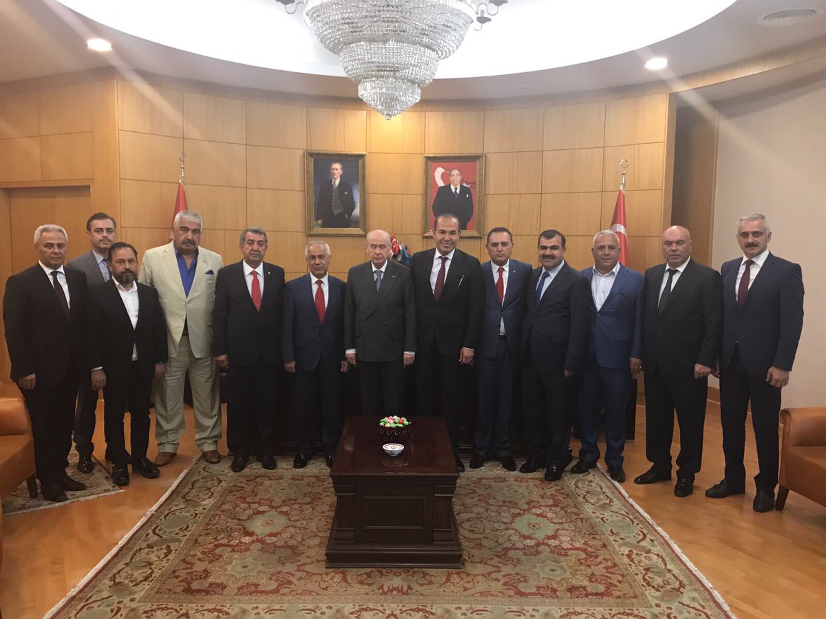 MHP’li Belediye Başkanlarından Lider Bahçeli’ye Hizmet Brifingi