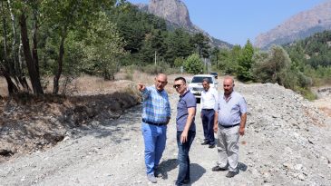 BAŞKAN ÇAY’DAN BELEMEDİK YOLUNA İNCELEME