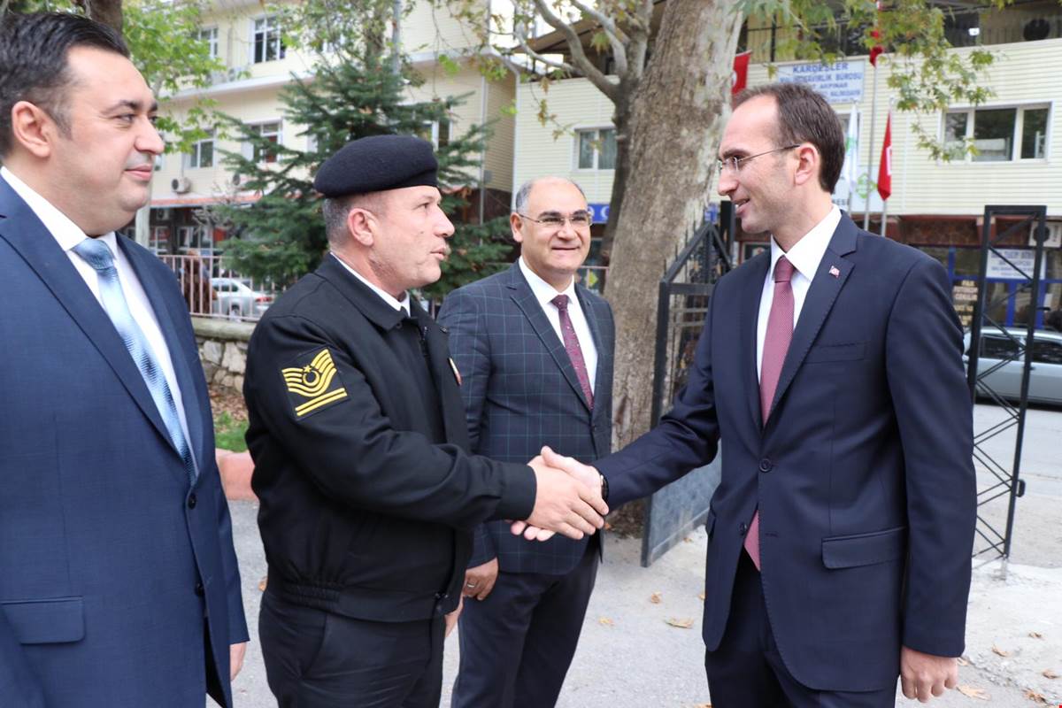 KAYMAKAM MUAMMER  SARIDOĞAN GÖREVE BAŞLADI.