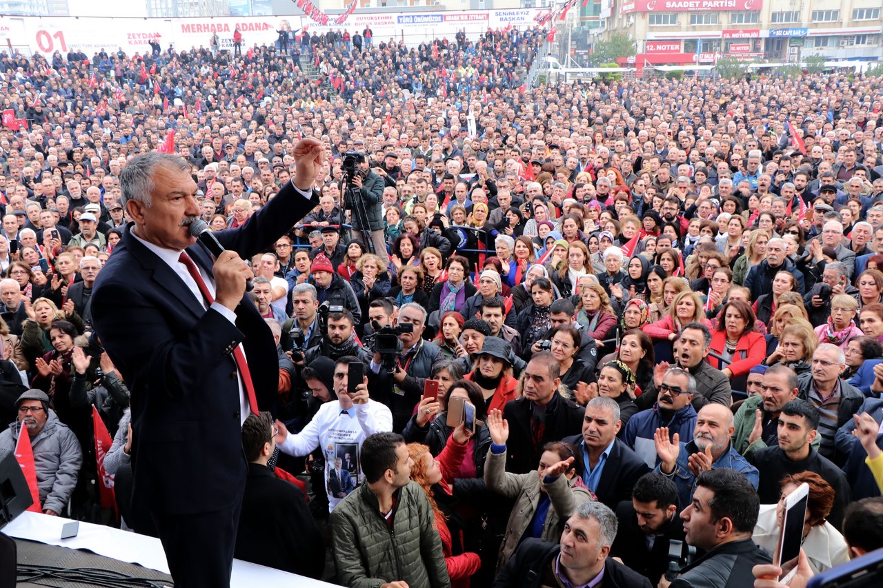 ADANA’LI  “SEL OLDU SEYHAN’A” AKTI KARALAR’DAN BÜYÜKŞEHİRİN İLK MİTİNGİ