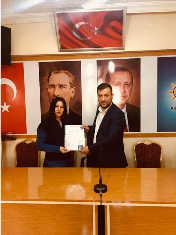 YÖNETİCİ MUHABİRİMİZ HAYRİYE EROĞLU  AK PARTİ’DEN MECLİS ÜYESİ ADAY ADAYI