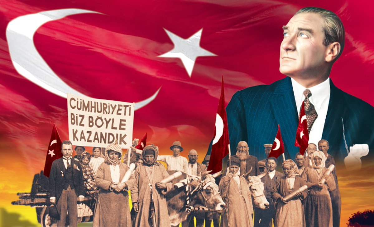 ATA’mızın Dünyaya Örnek olan Eseri:  “CUMHURİYETİ KUTLUYORUZ.”