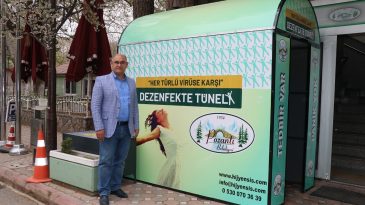 Pozantı Belediyesi Koronavirüse Karşı Dezenfeksiyon Tüneli Kuruldu