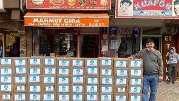 ÜLKÜ OCAKLARINDAN GIDA PAKETİ DESTEĞİ