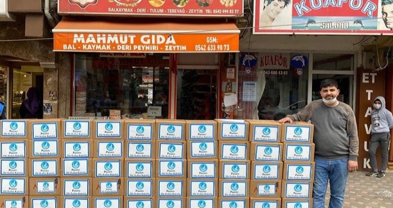 ÜLKÜ OCAKLARINDAN GIDA PAKETİ DESTEĞİ