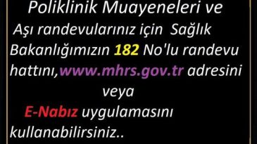 Devlet Hastanesinde Aşılama Başlıyor