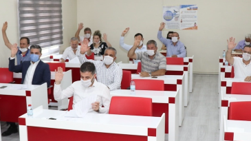 BELEDİYE MECLİSİNE VİRÜS ENGELİ